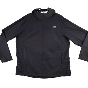 Avalanche‎ Outdoor Apparel Co Black Weather Shield Waterproof Shell Jacket XXL